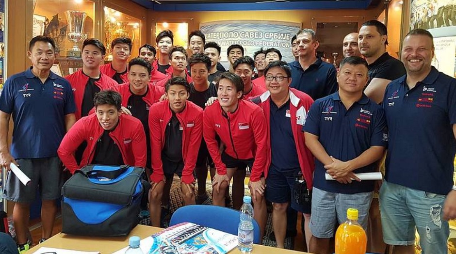 Dejan Milaković i reprezentativci Singapura posetili VSS